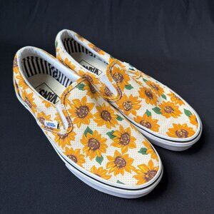 Vans Sunflower Edition Sneakers – Size 8.5 | Sporty & Cute